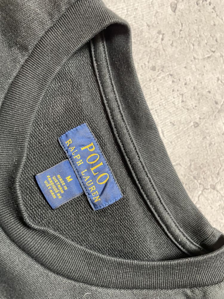 Мужская Черная Плотная Футболка Polo Ralph Lauren Оригинал S-M