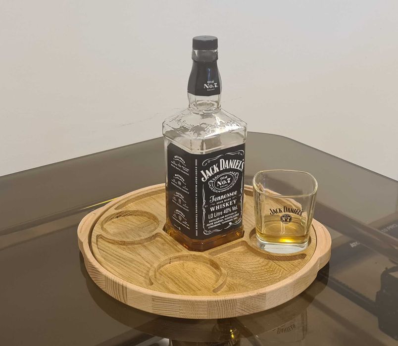 Taca drewniana - Whisky