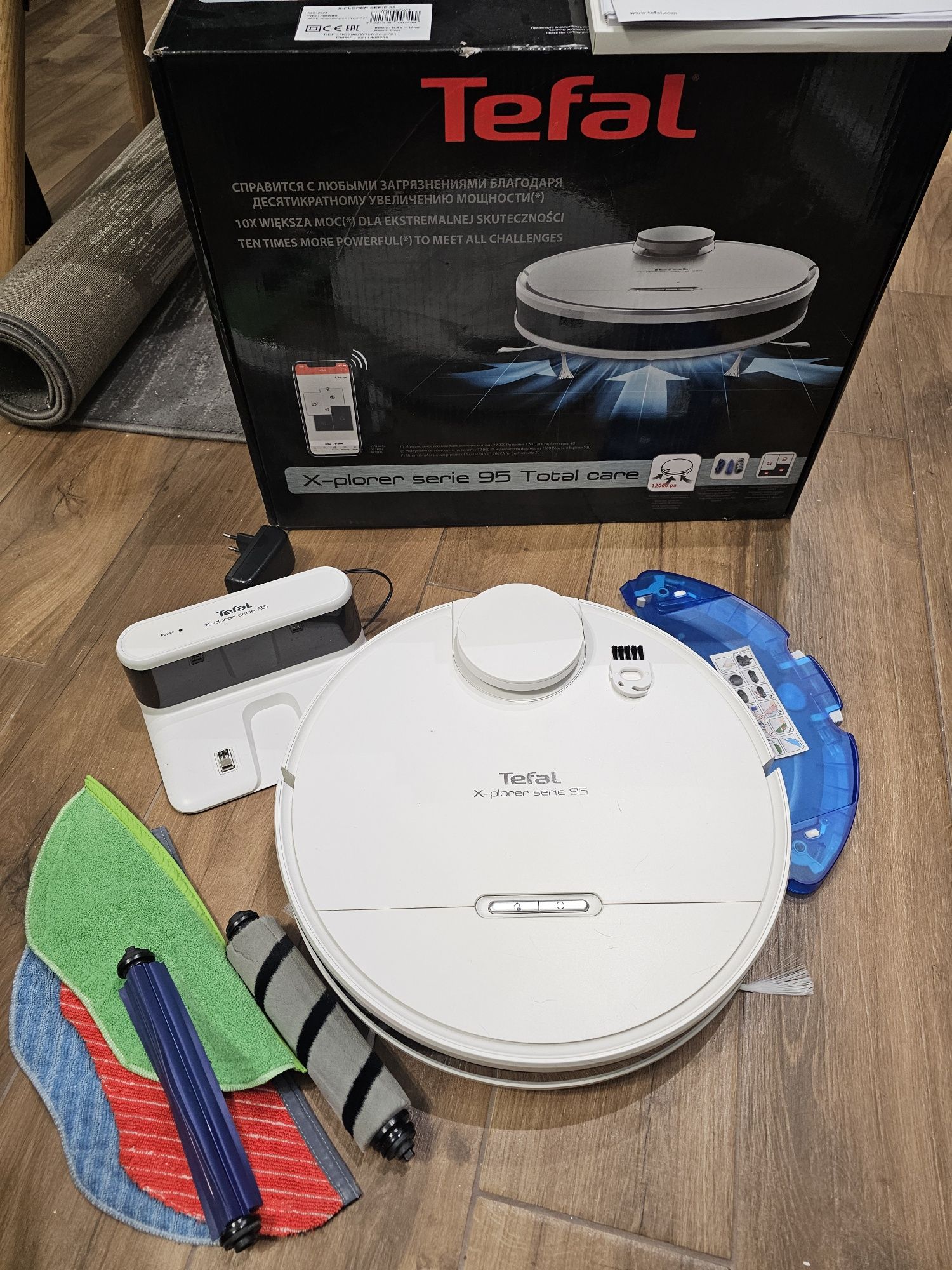 Sprzedam  robot sprzątający Tefal X-plorer serie 95 prawie jak nowy