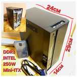Mini ITX, DDR3, Intel, sfx 250w, hdd 80gb міні пк PC