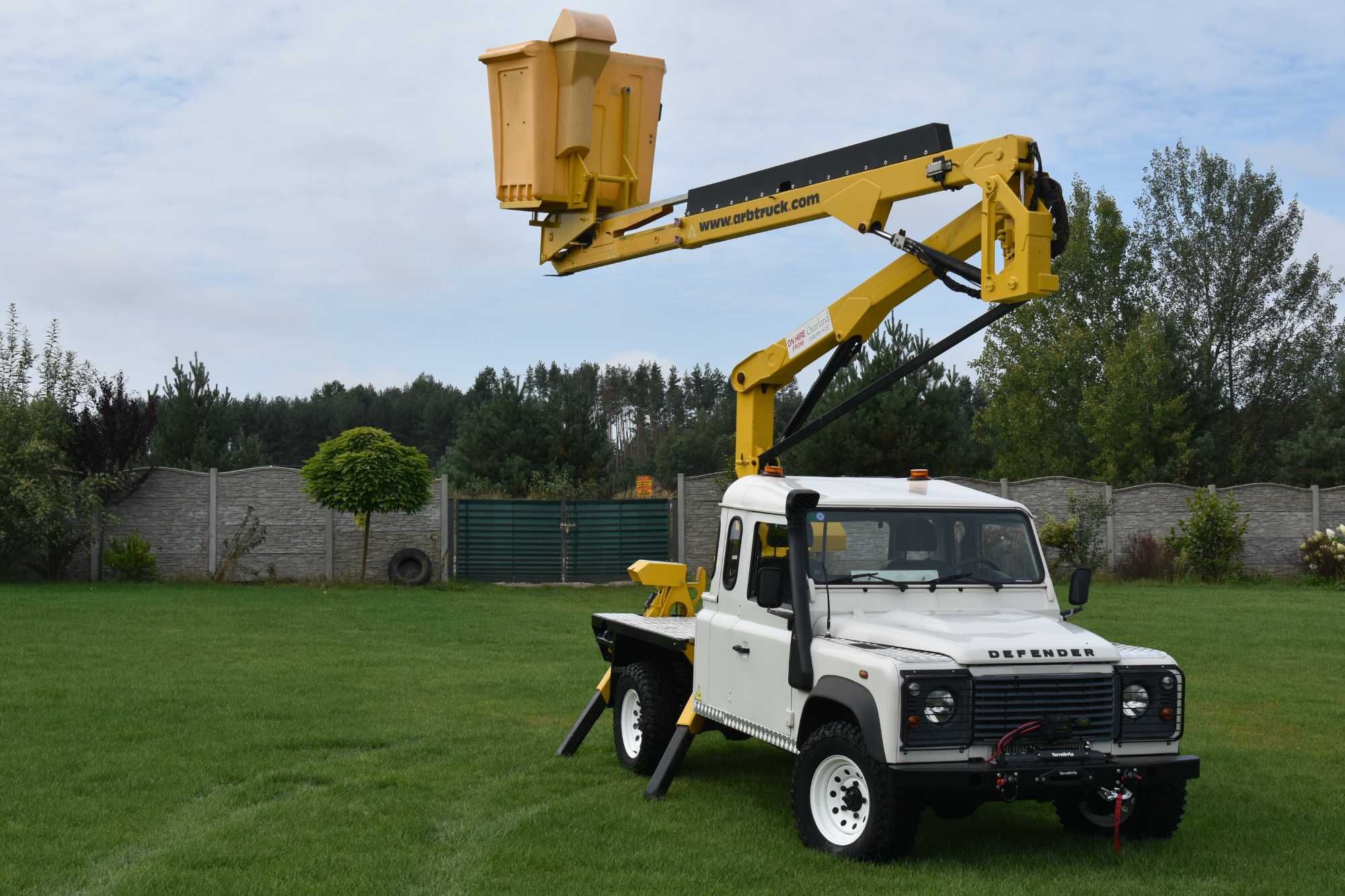 Land Rover Defender Podnośnik Koszowy Zwyżka podest