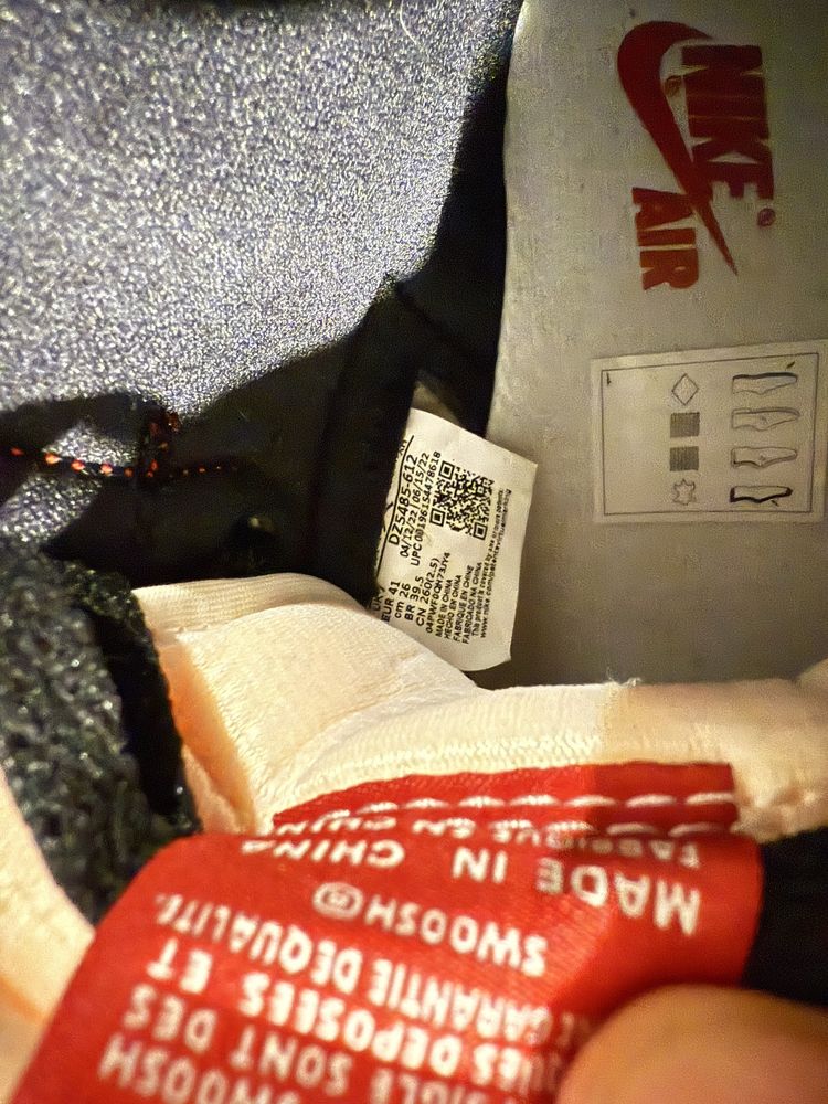 Air Jordan 1 High Chicago Lost and Found roz EU 41