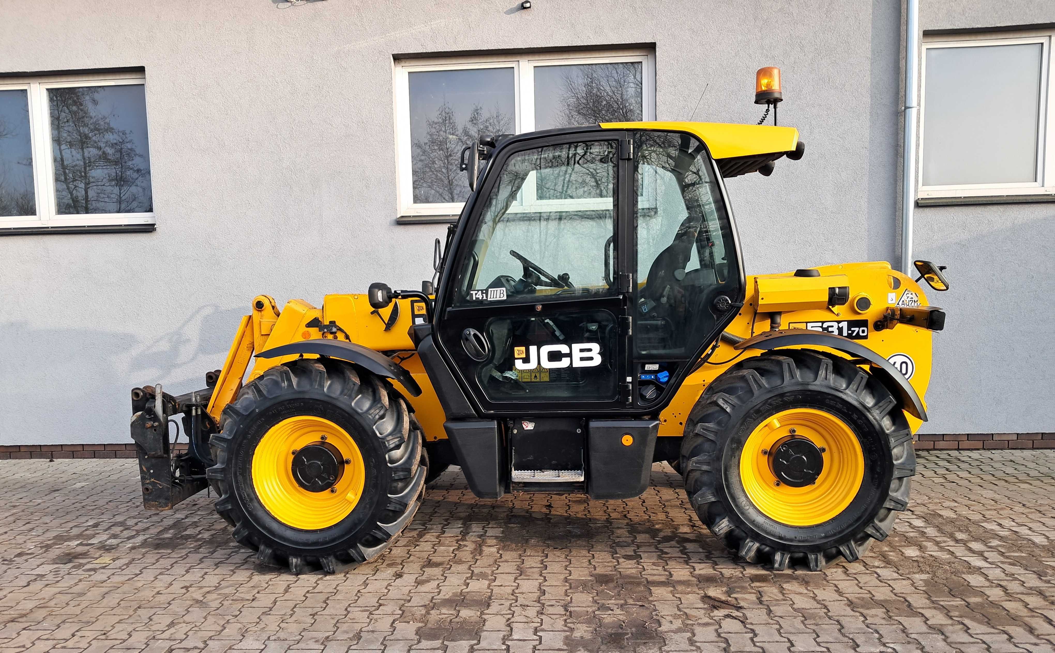 JCB 531-70 AGRI 2018r 3976h Oryginał KLIMA Ładowarka Teleskopowa 7m