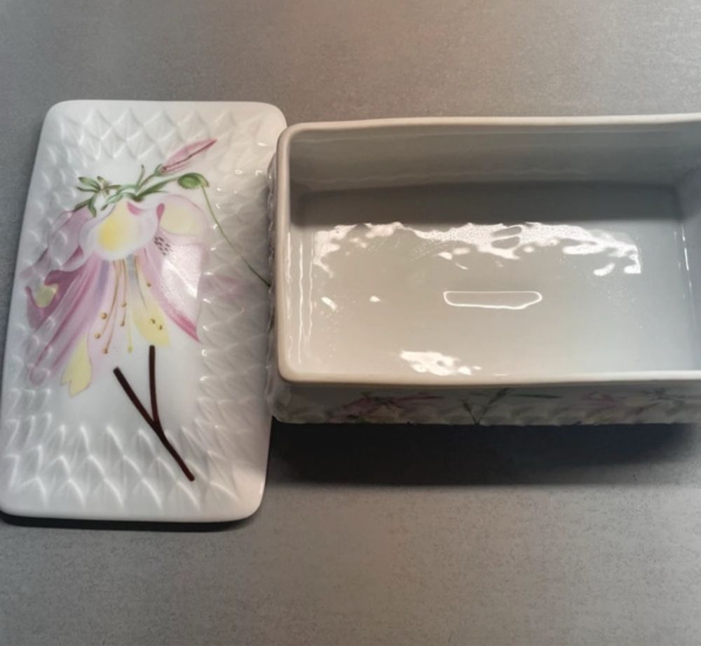 Caixa com tampa Bernardaud Limoges Bocage