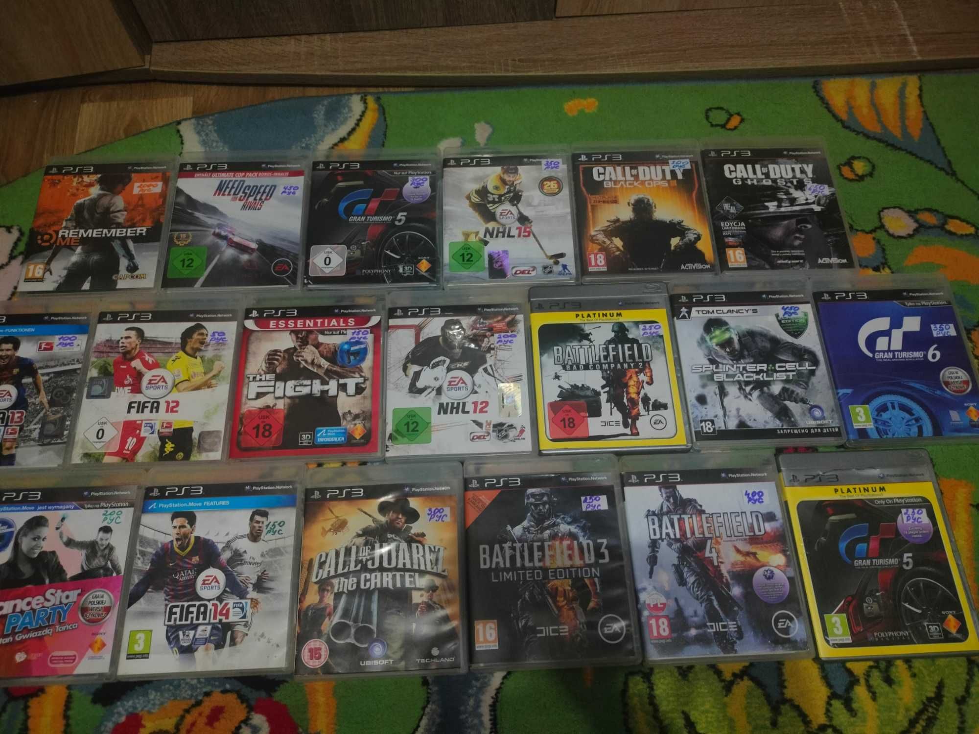 Колекція крутих ігрових дисків на Playstation 3, PS3