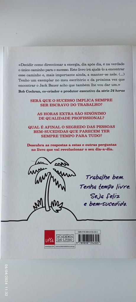 Trabalhar pouco e bem - livro