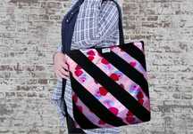 Torba na zakupy BLACK AND PINK – Styl, który Przyciąga!