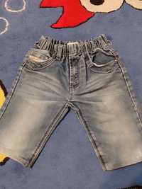 Jeansowe spodenki krótkie spodnie na gumce
