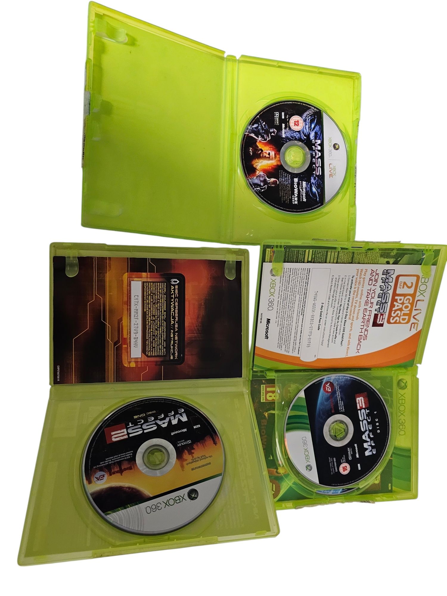 Trylogia mass effect 1 2 3 Xbox 360