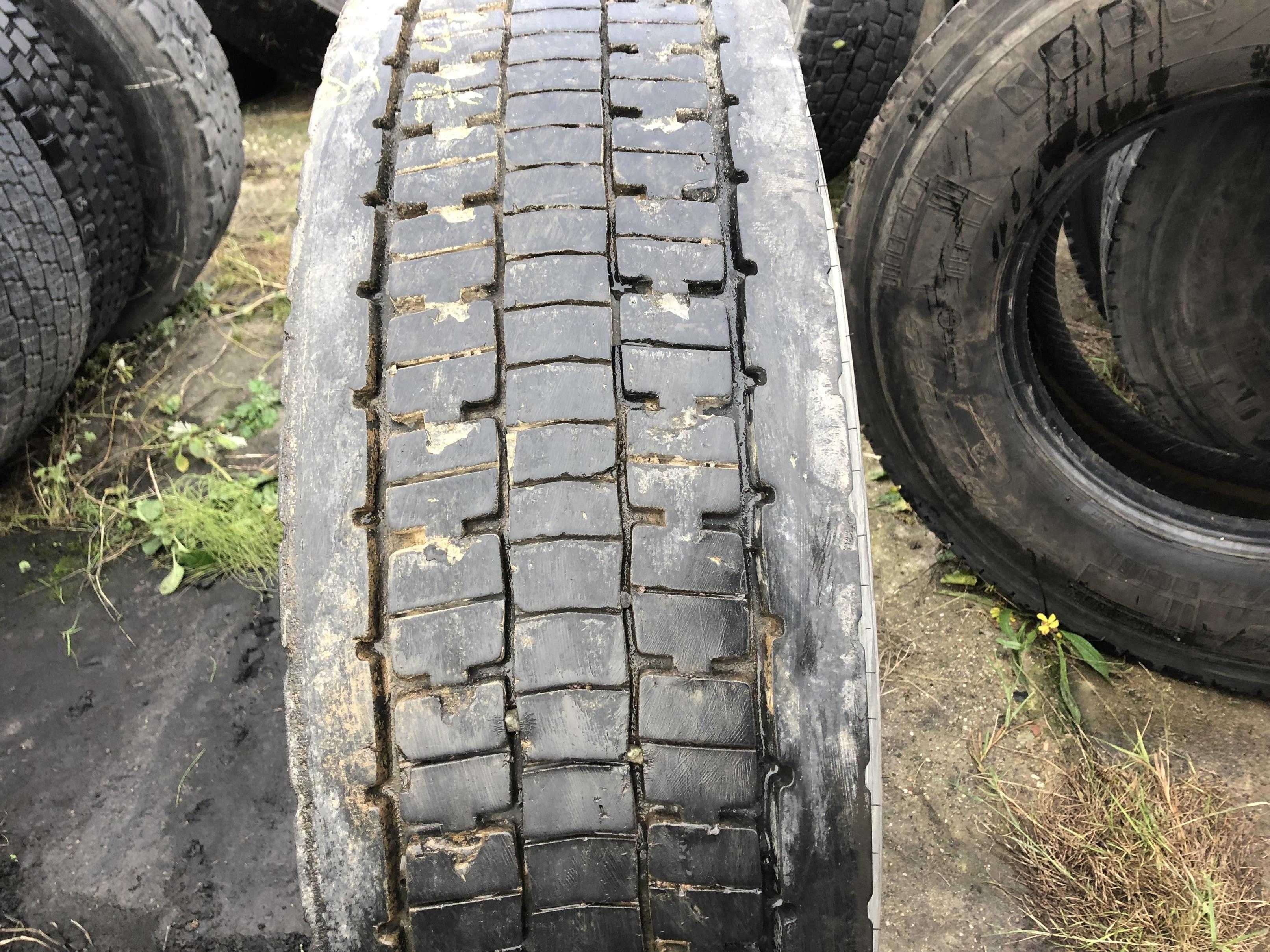 Opona Używana 315/80r22.5 Dunlop SP444 Napęd 9-11mm Możliwa Wysyłka
