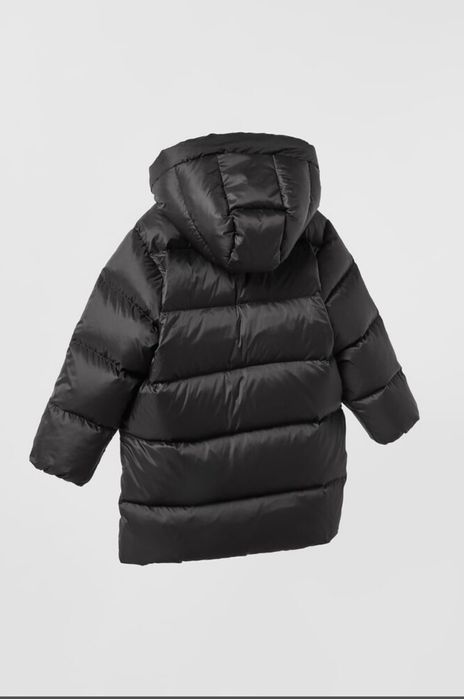 Зимова куртка zara пуховик, зимняя куртка zara, довгий пуховик zara