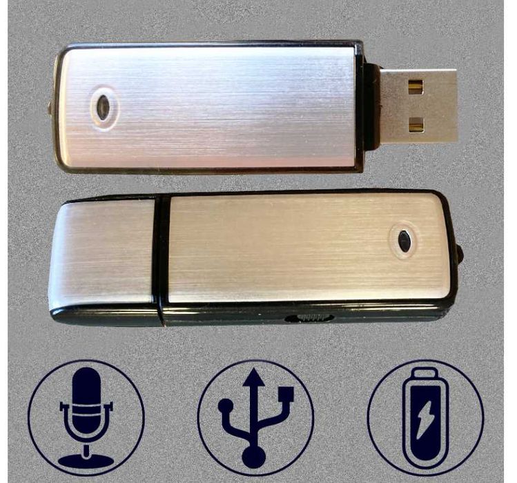 Nowoczesny DYKTAFON Podsłuch Pendrive Szpiegowski  8GB USB (WYPRZEDAŻ)