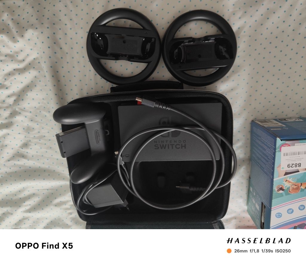 Nintendo Switch + Mala + Jogos