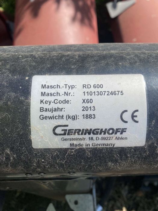 Жниварка GERINGHOFF RD 600