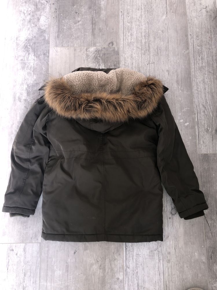 Parka zimowa khaki 134