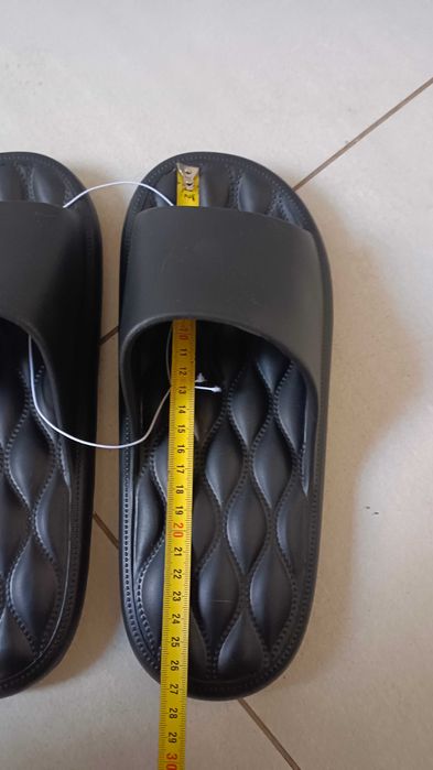 Nowe klapki męskie rozmiar 43 czarne 26,5 cm