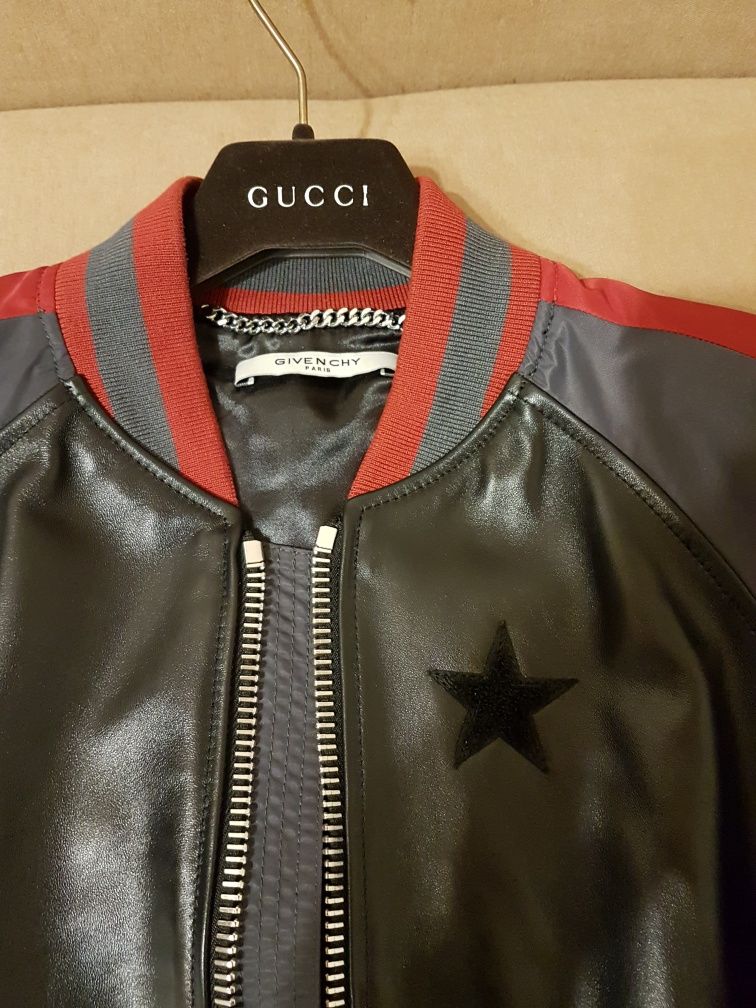 Кожаная куртка Givenchy