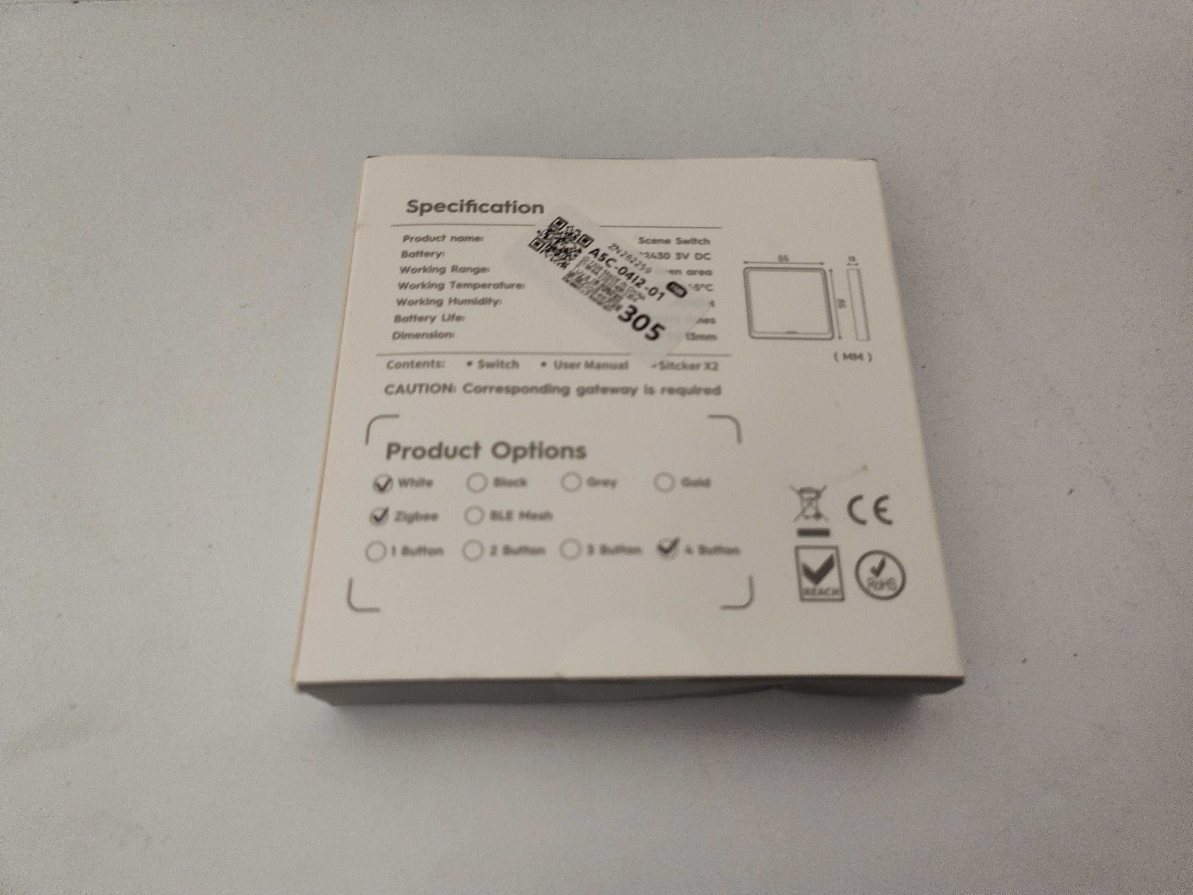 Tuya ZigBee Smart Scene Switch