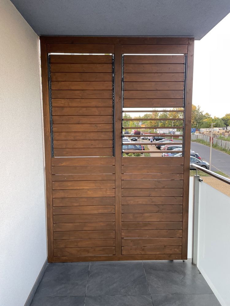 Żaluzje ruchome deseczki, shuttersy,żaluzje tarasowe,żaluzje balkonowe