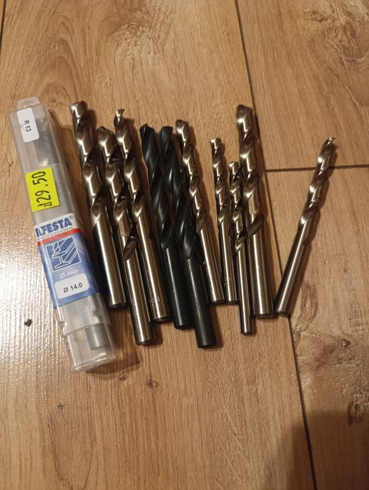 Wiertła do metalu różna wielkość Bardzo dobrej jakości
