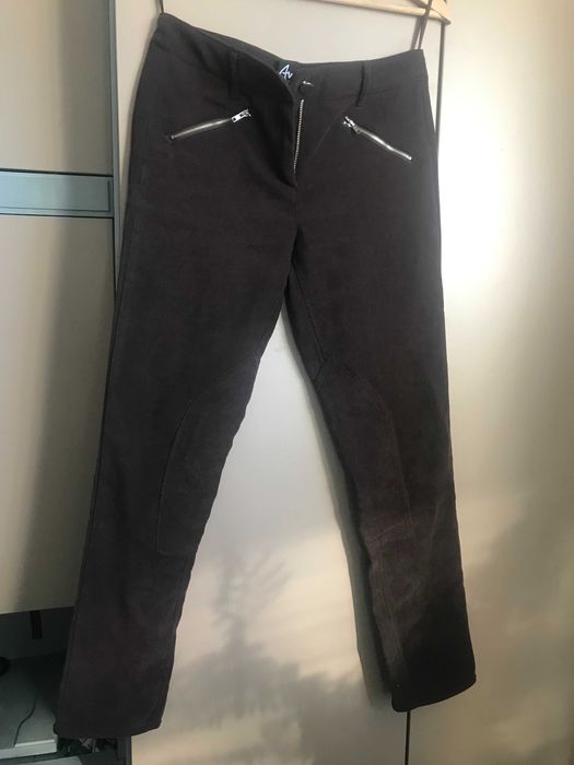 Ava woman bryczesy sztruksy brązowe rozmiar 36