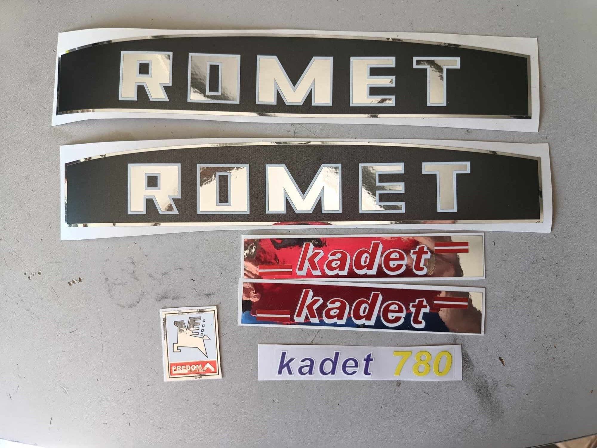 Romet kadet 780 kpl naklejek