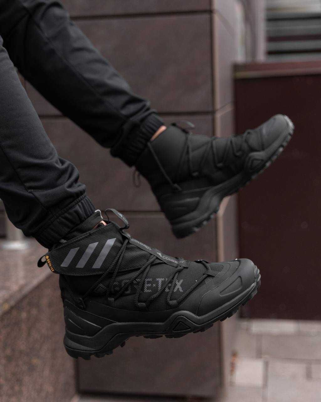р.41-45 Кроссовки Adidas Terrex High Gore-Tex Black AD099