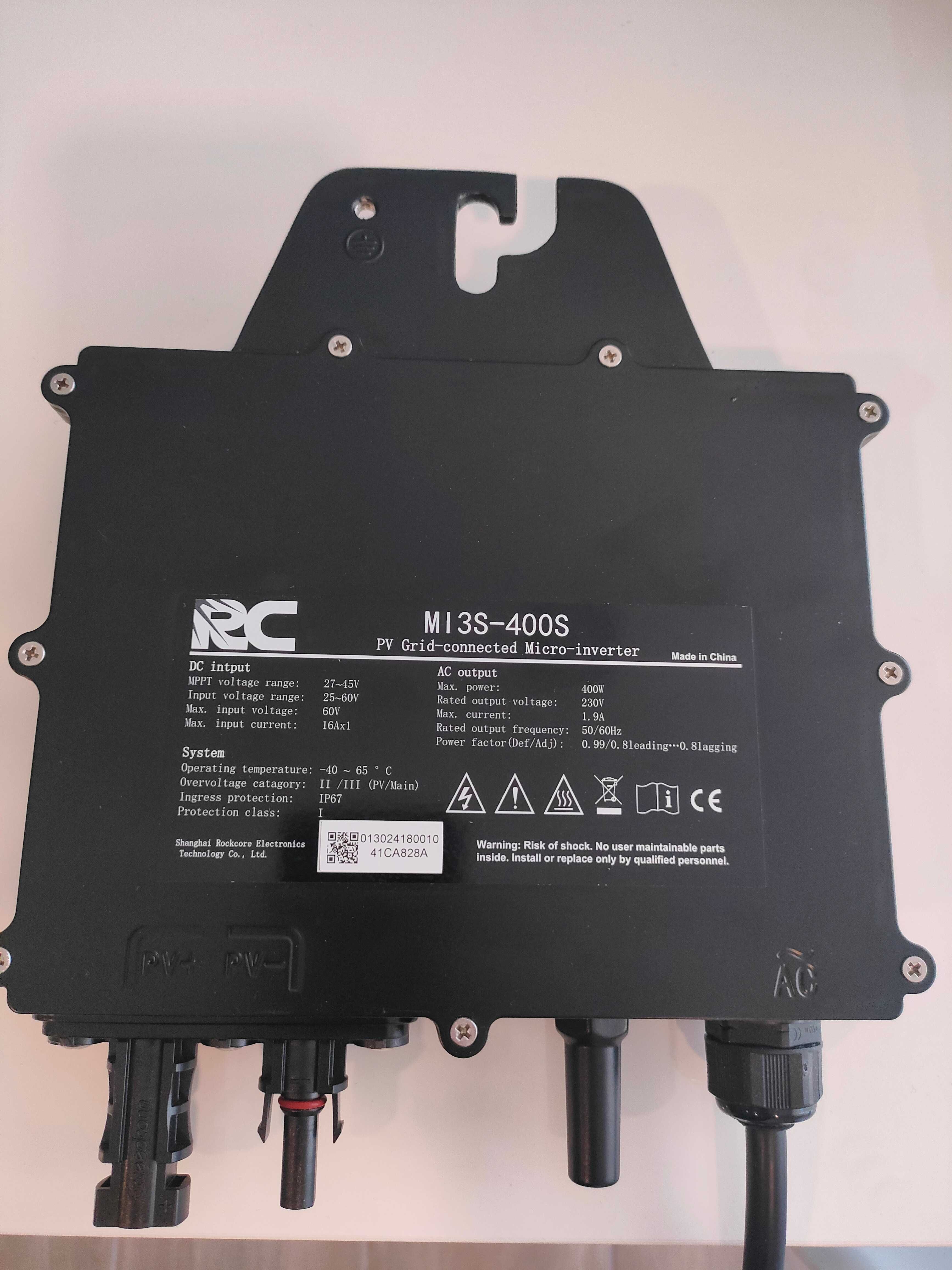 Micro inversor painel fotovoltaico 400w