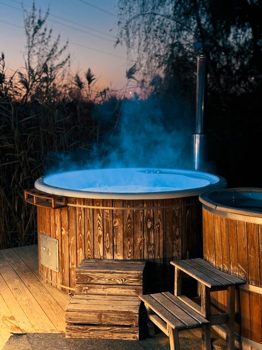 Чан «Карпатський» на дровах + купіль