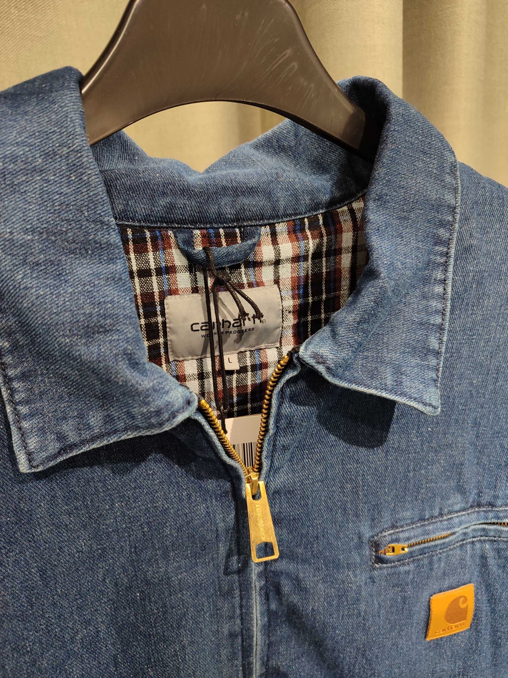 Куртка-райдер CARHARTT WIP RIDER Jacket Stone Washed Blue
