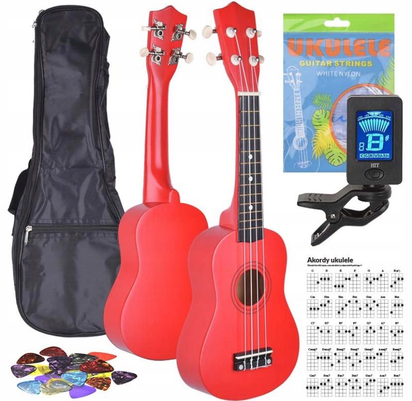 Ukulele drewniane sopranowe *DARMOWA DOSTAWA*
