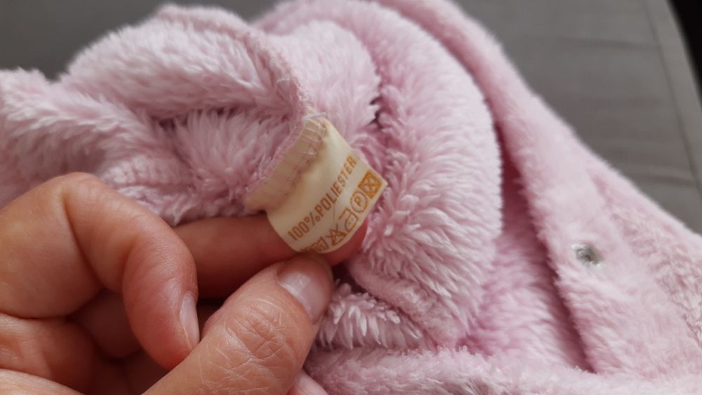 Śpioch polarowy  różowy Toty Linę r.68