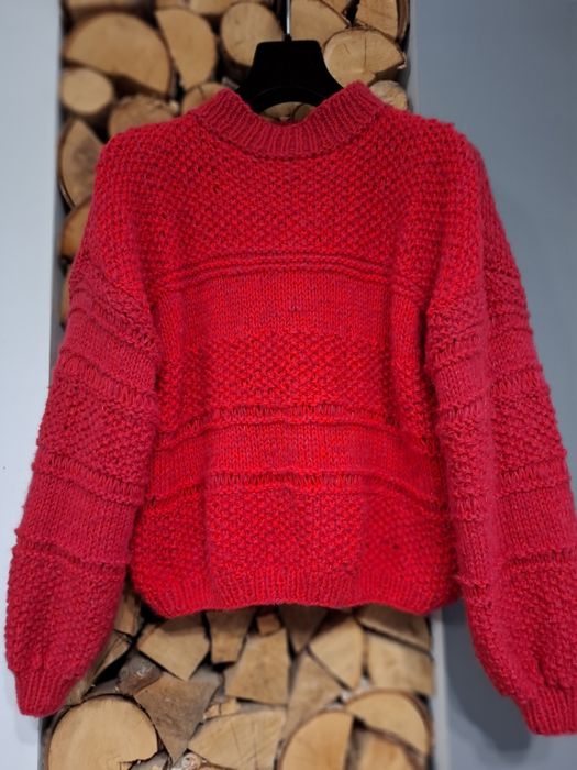 Sweter z alpaki, jedwabiu   hyundai