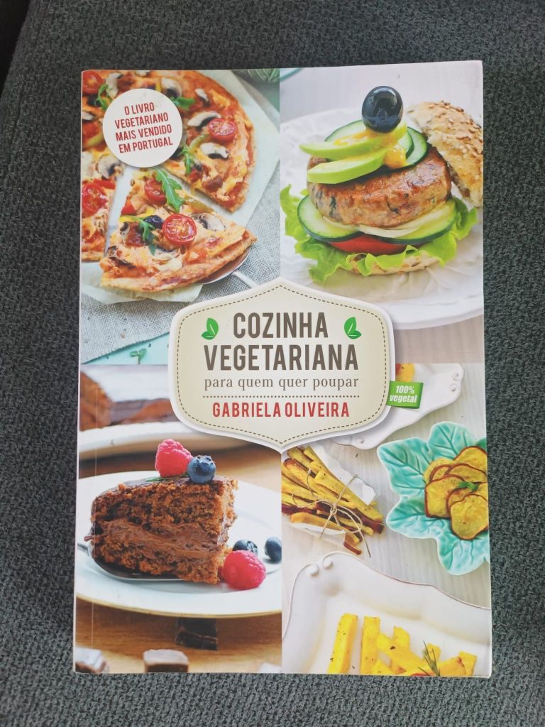 Vendo Livros cozinha vegetariana (Gabriela Oliveira)