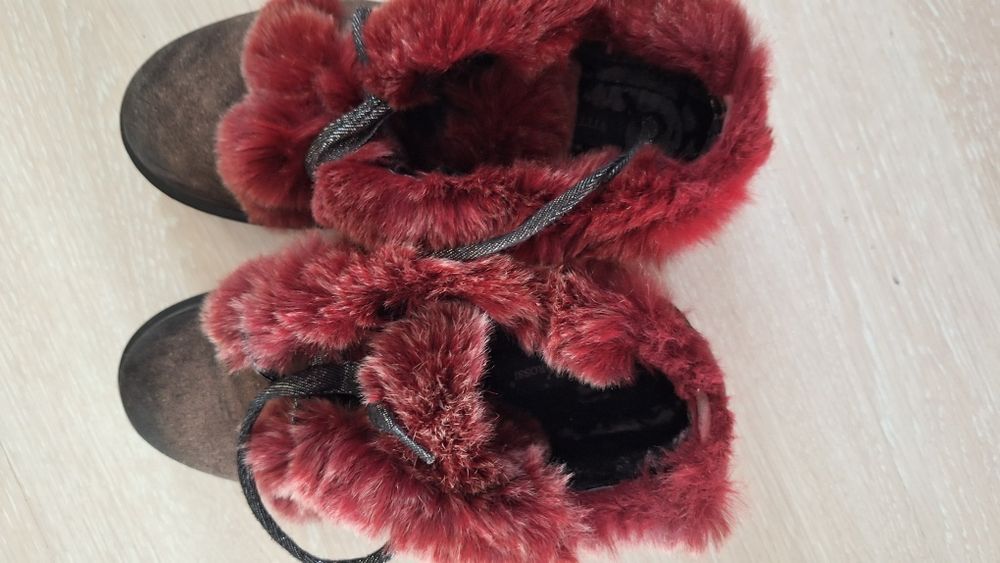 Vitto rossi  Очень тёплые ботинки из натурального меха