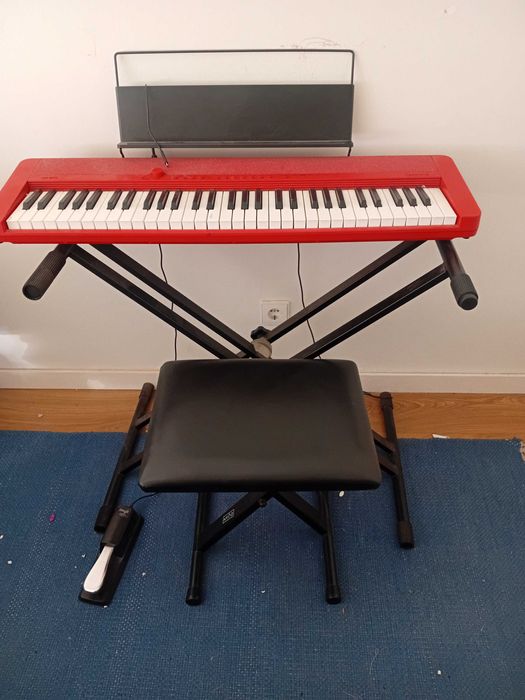 Teclado Casio CT-S1 Vermelho