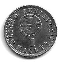 5 Centavos de 1927 Republica Portuguesa, Angola