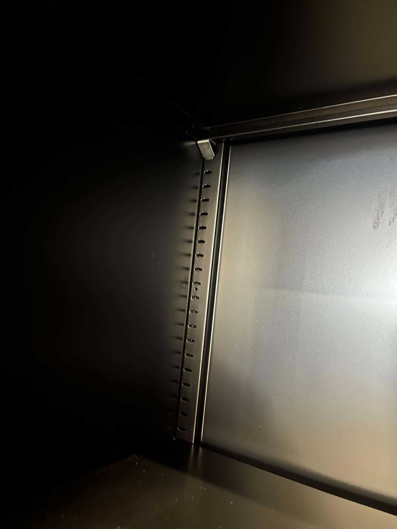 NOWA Szafa metalowa aktowa garażowa na dokumenty 180x80x40 czarna
