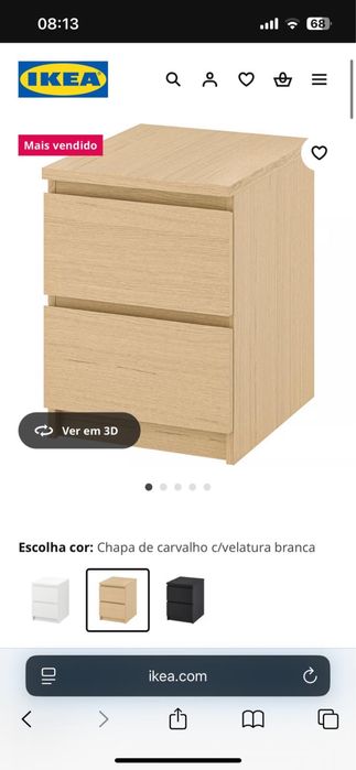 Mesa de Cabeceira IKEA