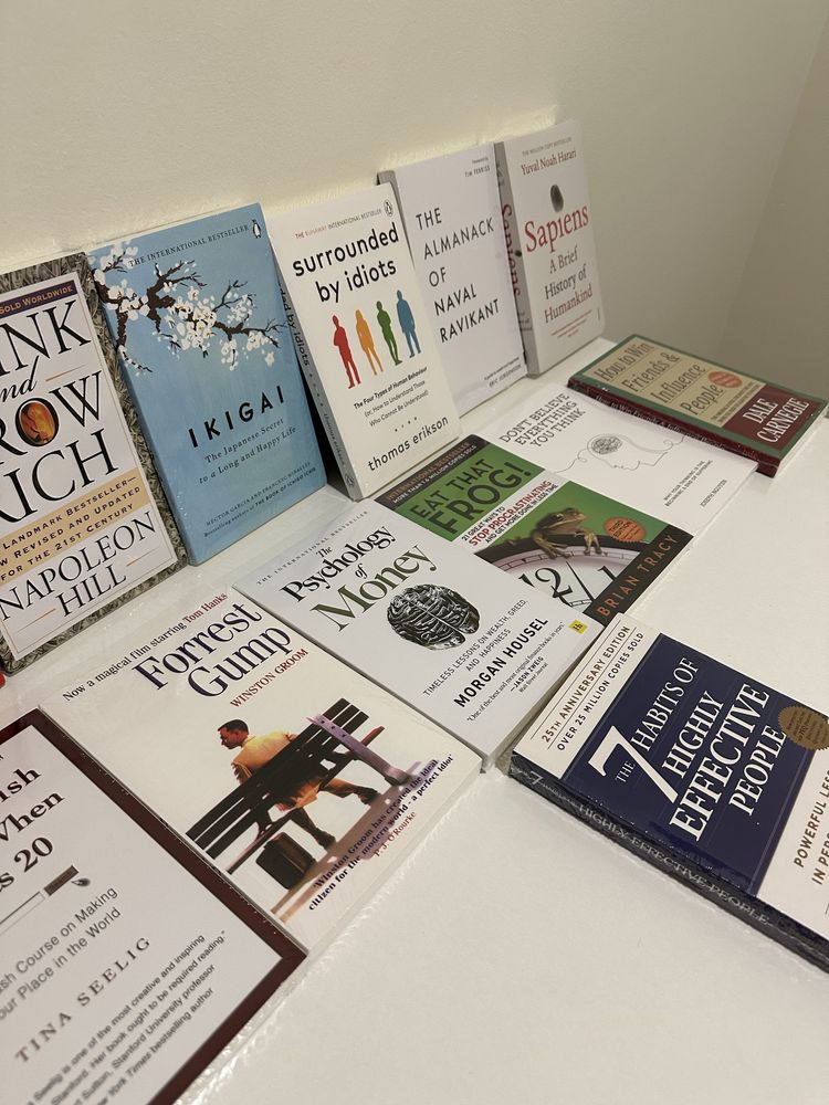Livros em Inglês selados