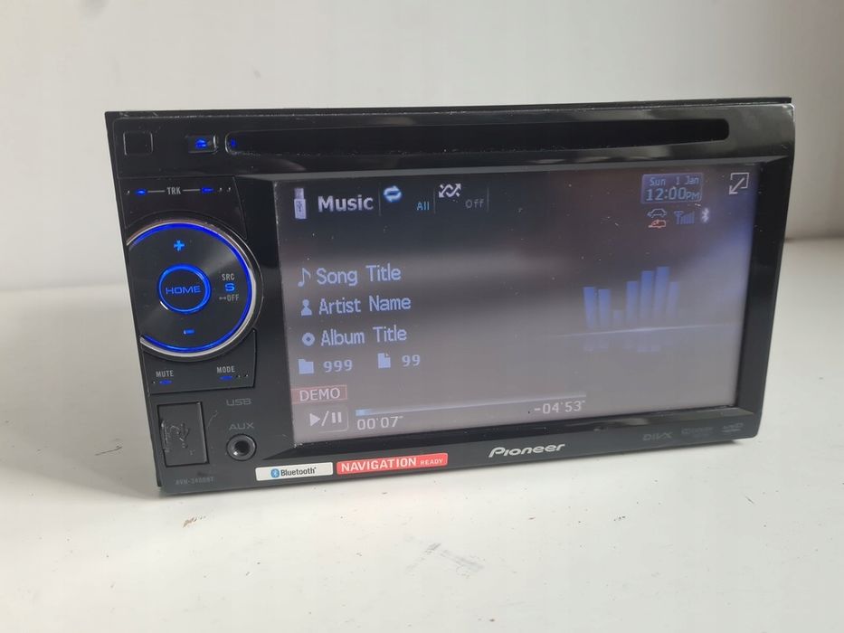 Radio mp3 pioneer avh-2400bt bluetooth usb divx vw golf sharan t4…