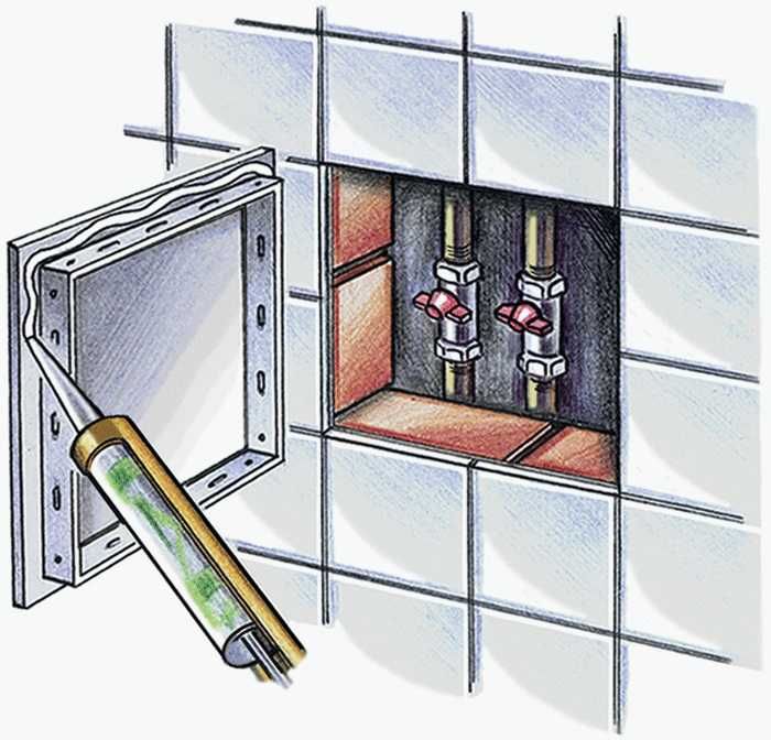 Двері ревізійні Д 200/500 пластикові