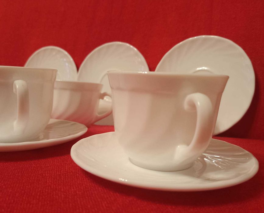 Klasyczny serwis duralex - kompletny, w idealnym stanie