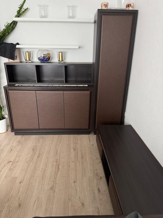 Zestaw mebli do salonu Black Red White