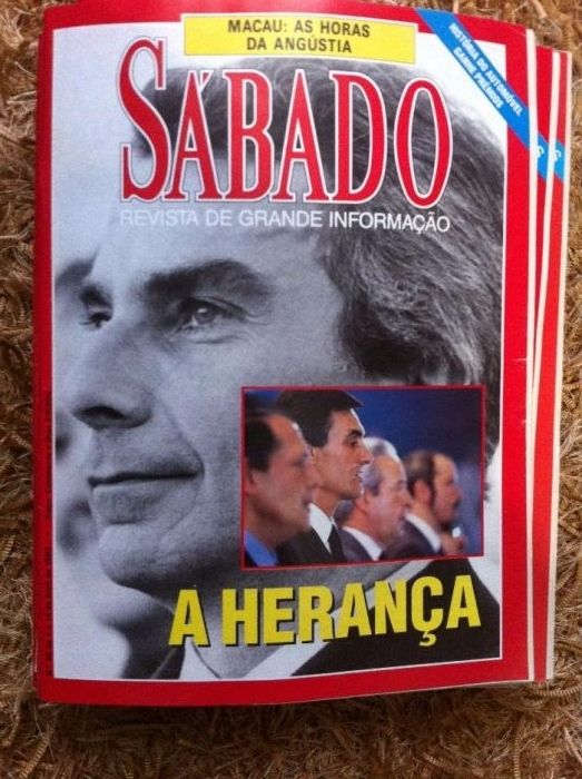 Revistas SÁBADO anos 1989 e 1992 - lote 2