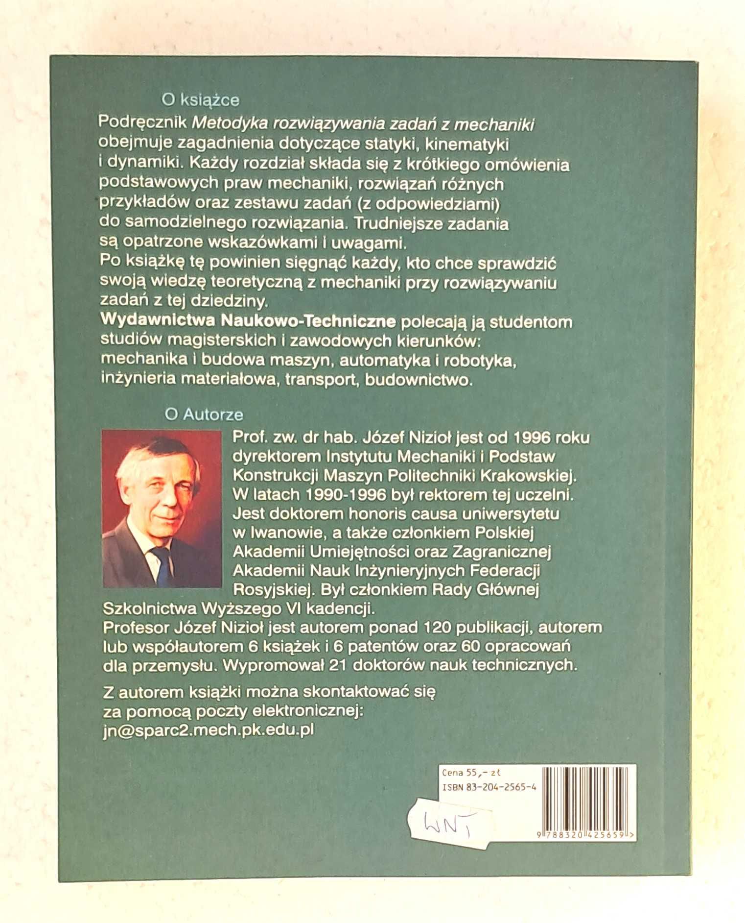 Metodyka rozwiązywania zadań z mechaniki. Józef Nizioł