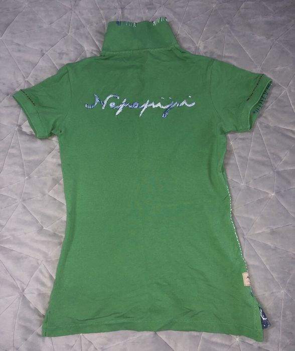 Sprzedam zieloną koszulkę polo Napapijri, roz. S / 36