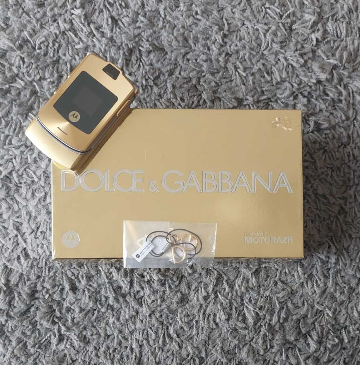 Telemóvel Motorola Motorazr V3i Dolce & Gabbana GOLD NUNCA LIGADO