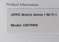 Zegarek OPPO WATCH 46 mm OW19W8