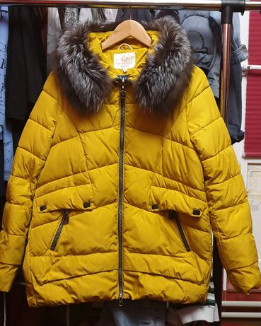 Женская зимняя куртка пуховик 50 размер Meajiateer